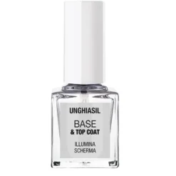 Unghiasil Base e Top Coat Trattamento Sigillante e Protettivo per Smalto 5ml