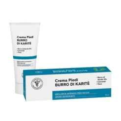 Unifarco Crema Piedi Burro di Karitè Ricca Defaticante e Nutriente 75ml