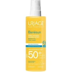 Uriage Bariesun Spf50+ Spray Solare Viso Corpo per Protezione Solare Alta 200ml