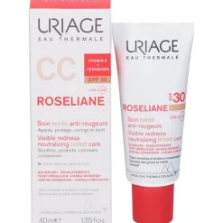 Uriage Roseliane Cc Cream Spf 30 per Protezione Solare, Idratazione e Uniformità 40ml