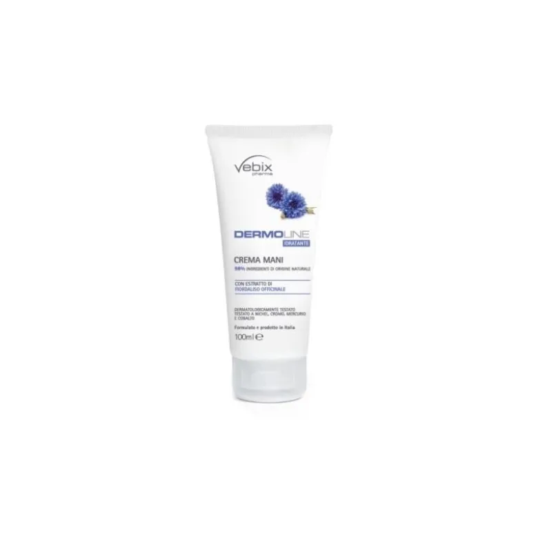 Vebi Pharma Vebix Dermoline Crema Mani Fiordaliso 100 ml