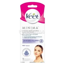 Veet Pure Strisce Depilatorie Viso Ipoallergeniche 16 Pezzi
