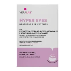 Veralab Hyper Eyes Destresses Patch Occhi Decongestionante Anti Occhiaie 4 Pezzi