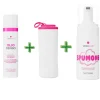 Veralab Kit La Doppia Detersione per Pulizia Profonda Viso Olio 80ml + Spumone 100ml + Pouch