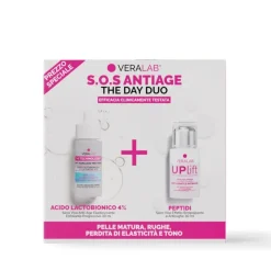 Veralab Kit S.O.S Antiage The Day Duo Siero Acido Lactobionico 30 ml + Siero UpLift 30 ml