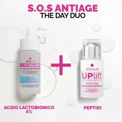 Veralab Kit S.O.S Antiage The Day Duo Siero Acido Lactobionico 30 ml + Siero UpLift 30 ml