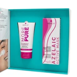 Veralab Kit S.O.S Brufoli e Imperfezioni Detergente More Pure 50 ml + Azelaic Active Mask 10% 50 ml