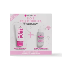 Veralab Kit S.O.S Pelle Impura Detergente More Pure 50 ml + Siero Acido Shikimico 30 ml