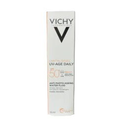 Vichy Capital Soleil Uv-Age SFP 50 Solare Viso Anti Age 15 ml