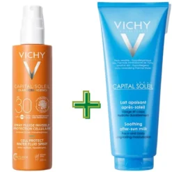 Vichy Cell Protect SPF30+ Fluido Solare 200ml + Doposole 100ml