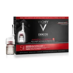 Vichy Dercos Aminexil Intensive 5 Rimedio per Capelli per Uomo 21 Fiale