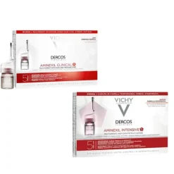 Vichy Dercos Aminexil Intensive 5 42 Fiale Donna 6 ml & Vichy Dercos Aminxil Intensive 5 21 Fiale donna 6 ml