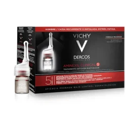 Vichy Dercos Aminexil Intensive 5 Trattamento Capelli Uomo 42 Fiale