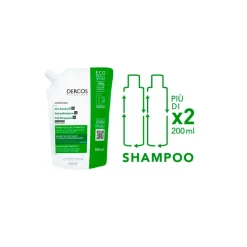 Vichy Dercos Shampoo Antiforfora Eco Ricarica 500ml