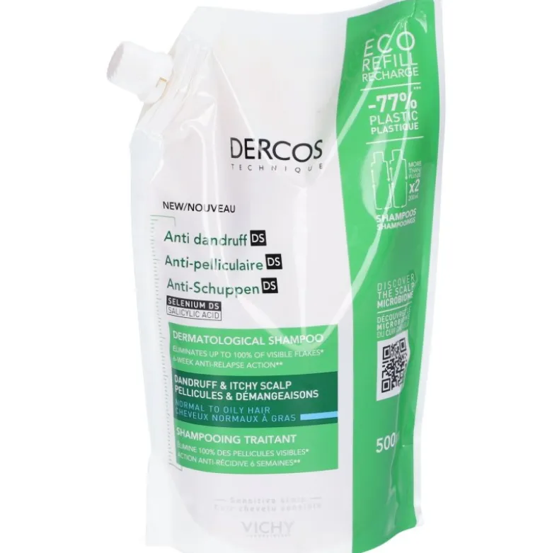 Vichy Dercos Shampoo Antiforfora Eco Ricarica 500ml