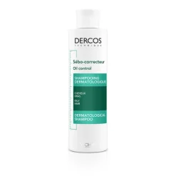 Vichy Dercos Shampoo Sebo Regolatore per Capelli Grassi 200 ml