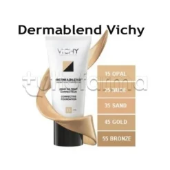 Vichy Dermablend Fondotinta Fluido 25 Nude Nudo 30 ml