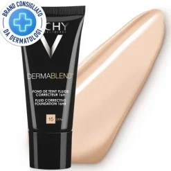 Vichy Dermablend Fondotinta Fluido 15 Opal 30ml