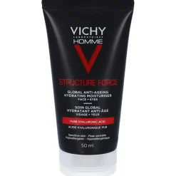 Vichy Homme Structure Force Trattamento Uomo Antietà Viso e Occhi 50ml