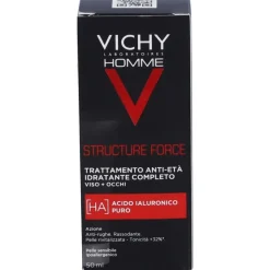 Vichy Homme Structure Force Trattamento Uomo Antietà Viso e Occhi 50ml