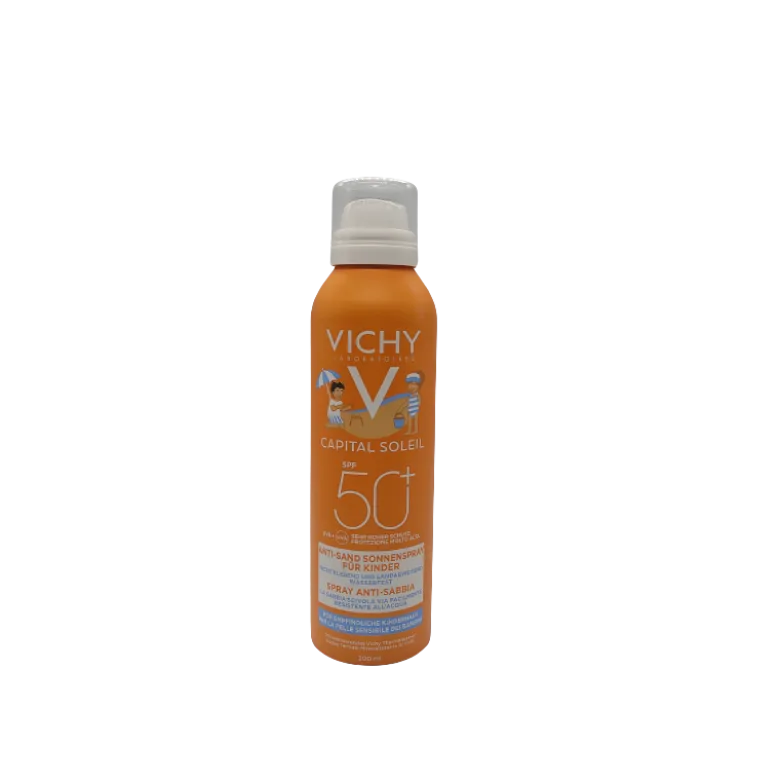 Vichy Ideal Soleil Spray Solare Anti-Sabbia Per Bambini 50+ 200ml