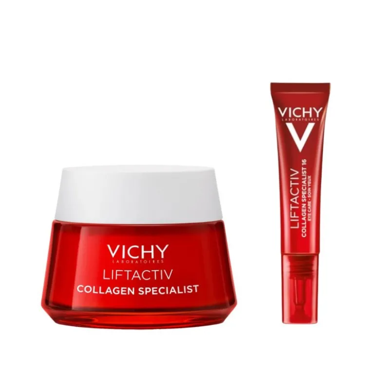 Vichy Liftactive Collagen Specialist Pochette Natale Crema Giorno 50ml + Contorno Occhi15ml