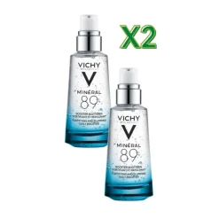 Vichy Minéral 89 Acqua Termale con Acido Ialuronico 50ml - 2 Confezioni