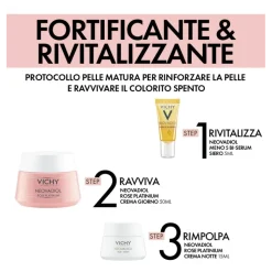 Vichy Neovadiol Rose Platinum Crema 50ml+ Bi-Serum 5 5ml + Crema Notte 15ml