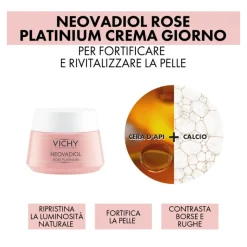 Vichy Neovadiol Rose Platinum Crema 50ml+ Bi-Serum 5 5ml + Crema Notte 15ml
