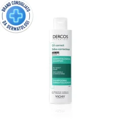 Vichy Oil Control Shampoo Sebo Regolatore Capelli Grassi 200ml