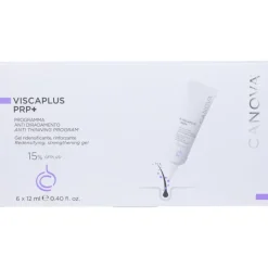 Viscaplus PRP+ per Caduta dei Capelli Confezione da 6 Tubi da 12 ml ciascuno
