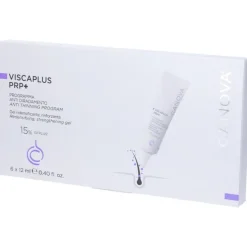 Viscaplus PRP+ per Caduta dei Capelli Confezione da 6 Tubi da 12 ml ciascuno
