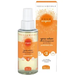Voglia Sole Respect Spray Solare Effetto Trasparente SPF30 per Abbronzatura 150ml