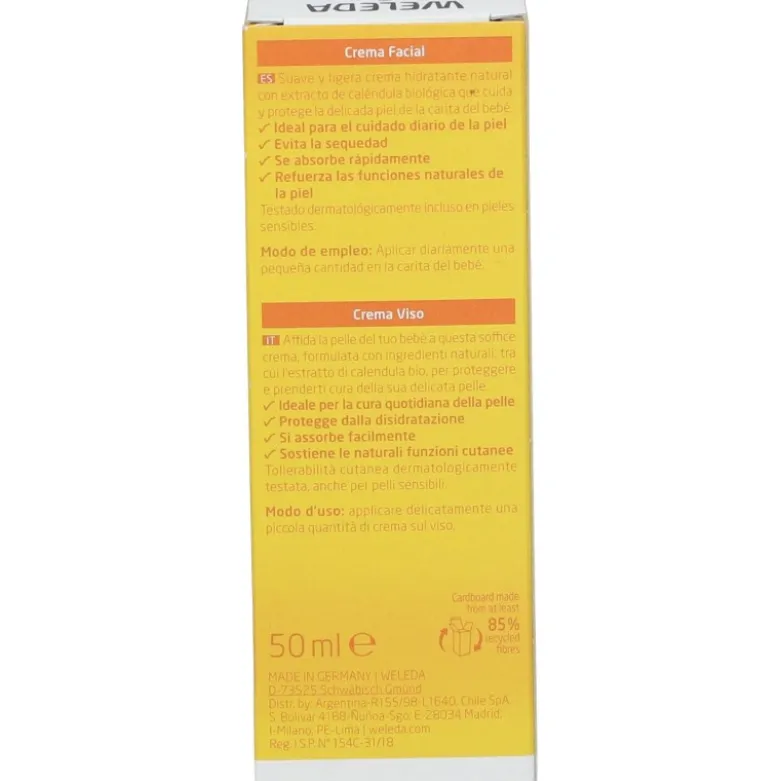 Weleda Baby Calendula Crema Viso 50ml