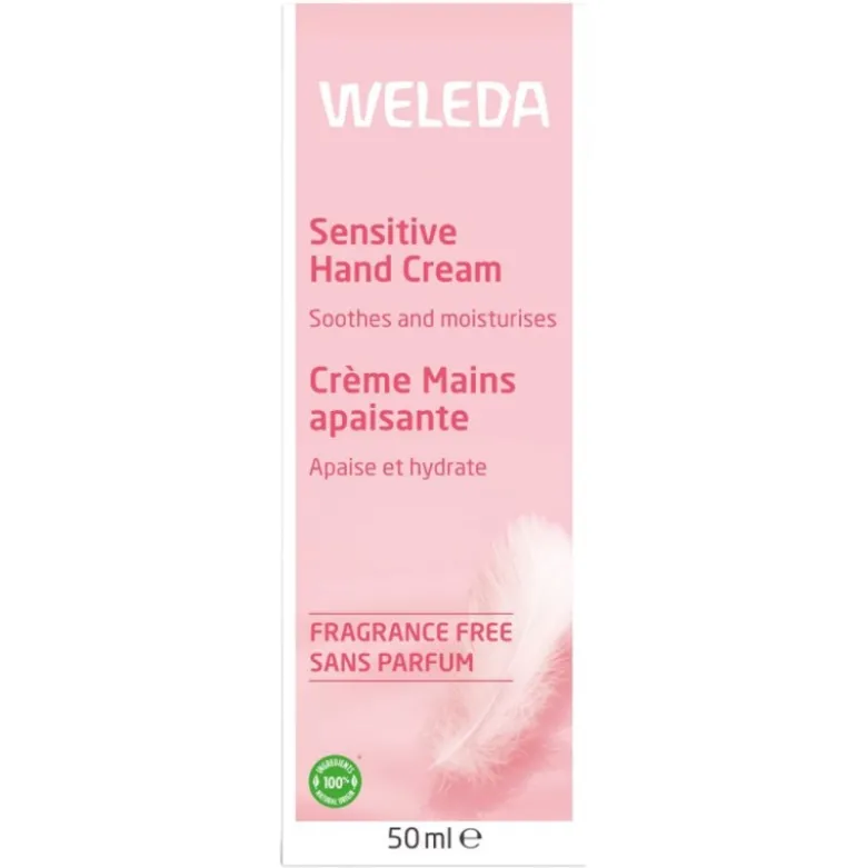 Weleda Crema Mani per Pelle Sensibile Lenitiva Senza Profumo 50 ml
