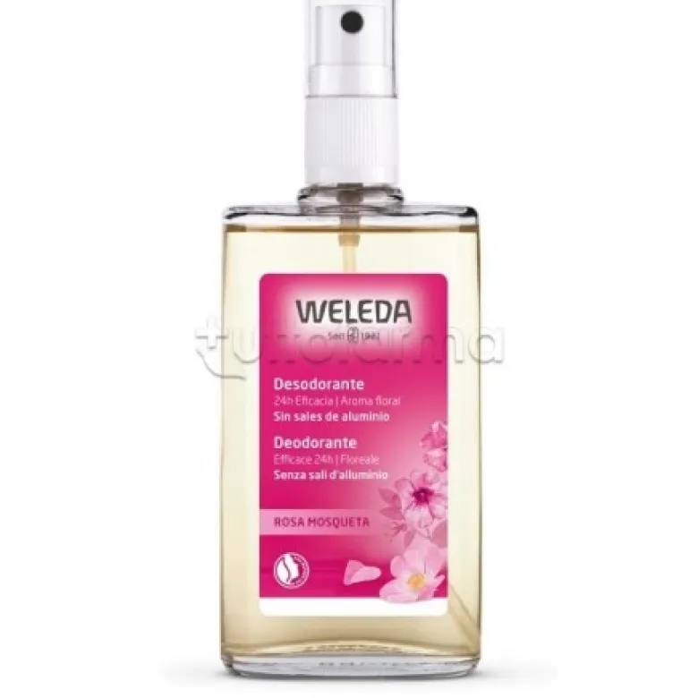 Weleda Deodorante 24H Rosa Mosqueta Spray 100ml
