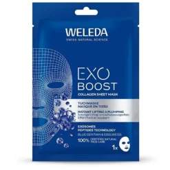 Weleda Exo Boost Maschera Levigante con Peptidi per il Viso 1 Maschera Monouso