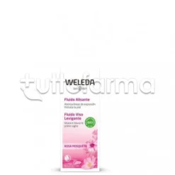 Weleda Fluido Levigante Viso Rosa Mosqueta 30ml idratazione e levigatura per pelli normali e miste