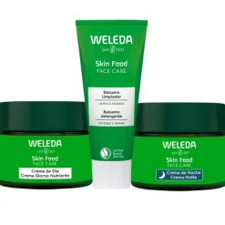 Weleda Linea Viso Skin Food con Balsamo Viso + Crema Giorno + Crema Notte