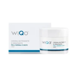 WiQo Crema Nutriente e Idratante per Pelli Normali o Miste 50 ml